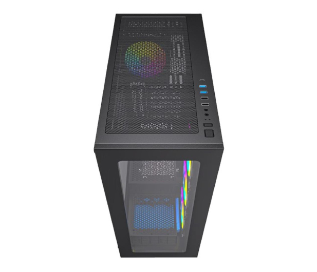 GEMBIRD Midi Tower Fornax X450MAX ATX czarna CCC-FC-X450MAX - 1184608 - zdjęcie 3